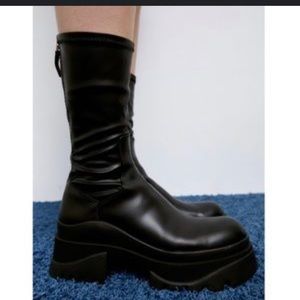 Zara black boots NEW